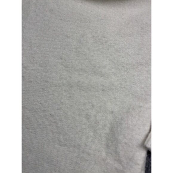 Guess Sweater Womens Large Ivory White Boat Neck Dolman Cropped Knit Pullover - Picture 5 of 7